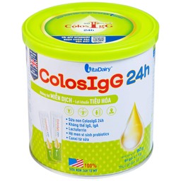 Sữa ColosIgG 24h Vitadairy hỗ trợ tăng cường miễn dịch và tiêu hóa (60 gói x 1.5g)