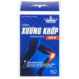 Viên uống giúp dưỡng khớp, hỗ trợ giảm đau do viêm khớp, thoái hóa khớp Xương Khớp Kingphar New (60 viên)