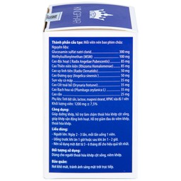 Viên uống giúp dưỡng khớp, hỗ trợ giảm đau do viêm khớp, thoái hóa khớp Xương Khớp Kingphar New (60 viên)