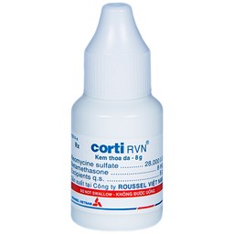 Kem thoa da Corti RVN Roussel điều trị chàm thể tạng, chàm dạng đĩa, sần ngứa, vảy nến (8g)