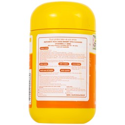 Viên nhai Kids Smart Vita Gummies bổ sung Vitamin C và kẽm giúp tăng cường sức đề kháng (60 viên)