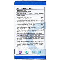 Viên uống Maca M Male Power hỗ trợ bổ thận, tráng dương (60 viên)