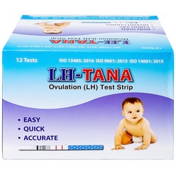 Que thử rụng trứng LH-Tana (12 cái) dùng xác định ngày rụng trứng nhanh chóng, đơn giản