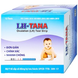 Que thử rụng trứng LH-Tana (12 cái) dùng xác định ngày rụng trứng nhanh chóng, đơn giản