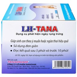 Que thử rụng trứng LH-Tana (12 cái) dùng xác định ngày rụng trứng nhanh chóng, đơn giản