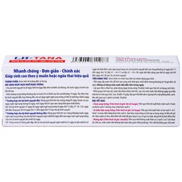 Que thử rụng trứng LH-Tana (12 cái) dùng xác định ngày rụng trứng nhanh chóng, đơn giản