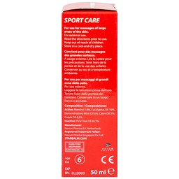 Dầu xoa bóp Starbalm massage oil 50ml dùng mát xa vùng cơ mỏi