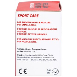 Cao xoa giảm đau Starbalm đỏ 25g hỗ trợ làm nóng, giảm mỏi cơ, chấn thương