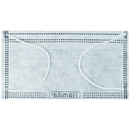 Khẩu trang 4 lớp than hoạt tính Hamita H80+ màu xám (50 cái) ngăn khói bụi, vi khuẩn và giọt bắn