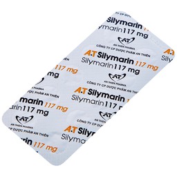 Thuốc A.T Silymarin 117mg An Thiên hỗ trợ điều trị bệnh viêm gan mạn tính, xơ gan (3 vỉ x 10 viên)
