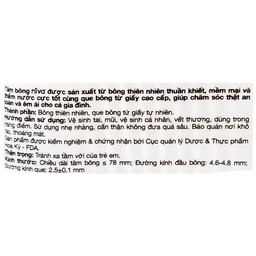 Tăm bông Niva AZP3 Paper Cotton Buds túi Zip 1 đầu tròn 1 đầu xoắn vệ sinh tai, mũi, vết thương (200 que)