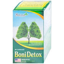 Viên uống chống oxy hóa hỗ trợ bảo vệ phổi BoniDetox Botania (30 viên)