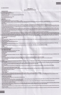 Thuốc Amlodac 5 Cadila điều trị tăng huyết áp, đau thắt ngực (10 vỉ x 10 viên)