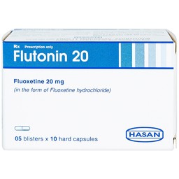 Thuốc Flutonin 20 Hasan điều trị bệnh trầm cảm (5 vỉ x 10 viên)