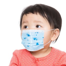 Khẩu trang trẻ em 3 lớp Hamita (50 cái) ngăn khói bụi, vi khuẩn và giọt bắn