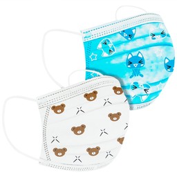 Khẩu trang trẻ em 3 lớp Hamita (50 cái) ngăn khói bụi, vi khuẩn và giọt bắn