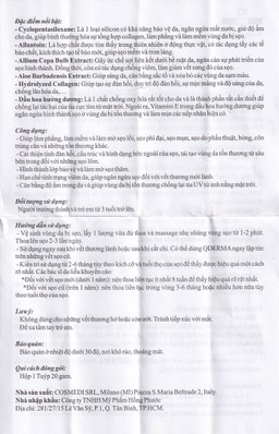 Gel phục hồi da Qderma giúp cải thiện tình trạng sẹo (20g)