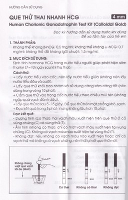 Que thử thai HCG Allisa Traphaco giúp phát hiện sớm thai kỳ sau 7-10 ngày thụ thai