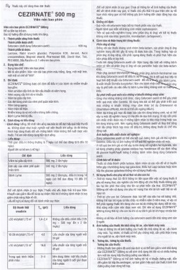Thuốc Cezirnate 500mg Uphace điều trị các bệnh do nhiễm khuẩn (2 vỉ x 10 viên)