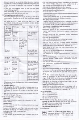 Thuốc Cezirnate 500mg Uphace điều trị các bệnh do nhiễm khuẩn (2 vỉ x 10 viên)