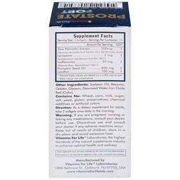 Viên uống hỗ trợ sức khỏe tuyến tiền liệt nam giới Prostate Fort Vitamins For Life (30 viên)