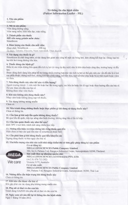 Thuốc GazGo MEGA We care điều trị khó chịu, căng đau, trướng bụng (3 vỉ x 10 viên)