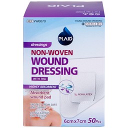 Gạc vô trùng Plaid Wound Dressing 6x7cm (50 miếng) Young Chemical