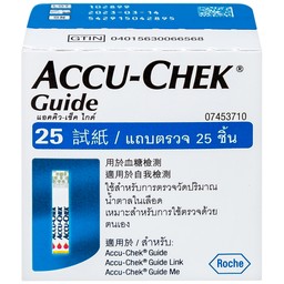 Que thử đường huyết Accu Chek Guide (25 que)