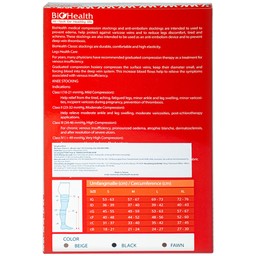 Vớ gối giãn tĩnh mạch Biohealth Classis I size M