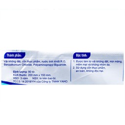 Khăn ướt cồn Let-Green làm sạch, kháng khuẩn và giữ vệ sinh (90 miếng)