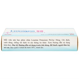 Viên nén Losagen 50 Hetero điều trị tăng huyết áp (3 vỉ x 10 viên)