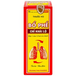 Thuốc ho Bổ Phế Chỉ Khái Lộ chữa ho tiêu đờm, chuyên trị ho cảm, ho gió, ho khan (125ml)