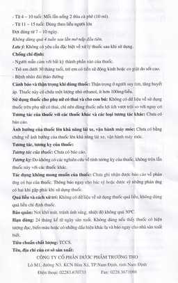 Thuốc ho Bổ Phế Chỉ Khái Lộ chữa ho tiêu đờm, chuyên trị ho cảm, ho gió, ho khan (125ml)