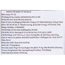 Nhiệt kế đầu mềm Beurer FT15