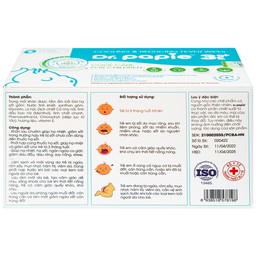 Khăn hạ sốt Dr.Papie 3M0+ Starmed (5 gói x 5 miếng) hạ nhiệt giảm sốt dùng cho trẻ từ 3 tháng tuổi