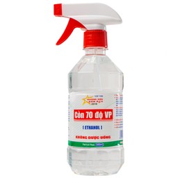 Cồn 70 độ Vĩnh Phúc 500ml (có vòi xịt) dùng sát trùng da và tiệt trùng dụng cụ y tế