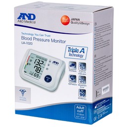 Máy đo huyết áp bắp tay AND UA-1020 hỗ trợ đo huyết áp, nhịp tim