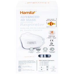 Khẩu trang trẻ em 4 lớp Hamita Advanced 4D mask (5 cái)