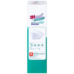 Khẩu trang 4 lớp Vĩnh Tiến 4D 3Hmask màu trắng (20 cái) ngăn khói bụi, vi khuẩn