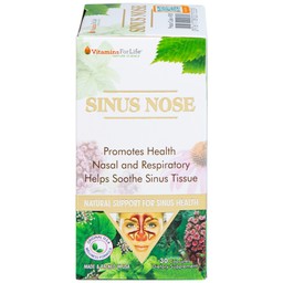 Viên uống Sinus Nose Vitamins For Life hỗ trợ tăng cường sức khỏe đường hô hấp (30 viên)