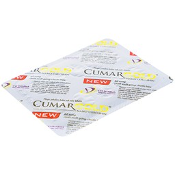 Viên hỗ trợ bảo vệ niêm mạc dạ dày CumarGold Nano Curcumin New CVI (4 vỉ x 10 viên)