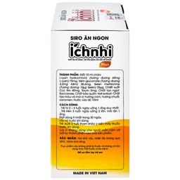 Siro giúp trẻ ăn ngon Ích Nhi Plus Nam Dược (4 vỉ x 5 ống x 10ml)