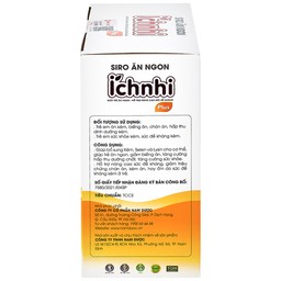Siro giúp trẻ ăn ngon Ích Nhi Plus Nam Dược (4 vỉ x 5 ống x 10ml)