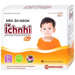 Siro giúp trẻ ăn ngon Ích Nhi Plus Nam Dược (4 vỉ x 5 ống x 10ml)