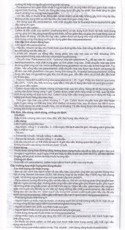Thuốc Acetab Extra Agimexpharm điều trị triệu chứng cảm cúm (10 vỉ x 10 viên)