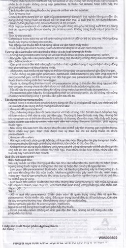 Thuốc Acetab Extra Agimexpharm điều trị triệu chứng cảm cúm (10 vỉ x 10 viên)