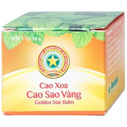 Cao Sao Vàng Danapha điều trị cảm cúm, nhức đầu (16g)