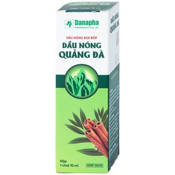 Dầu nóng Quảng Đà Danapha giảm đau lưng, đau gáy, đau dây thần kinh tọa (10ml)
