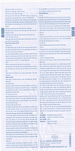 Thuốc Cetirizine Stada 10mg điều trị viêm mũi dị ứng, mày đay (10 vỉ x 10 viên) 