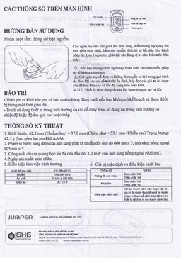 Máy đo nồng độ oxy trong máu SPO2 Jumper JPD 500D LED